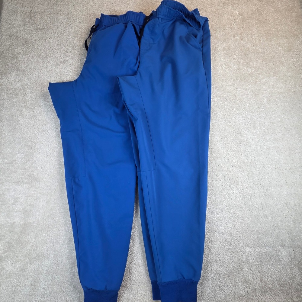 FIGS Men's Tansen Scrub Jogger Set (2) Size XL Blue